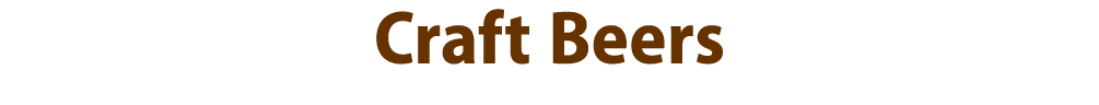 Craft Beers